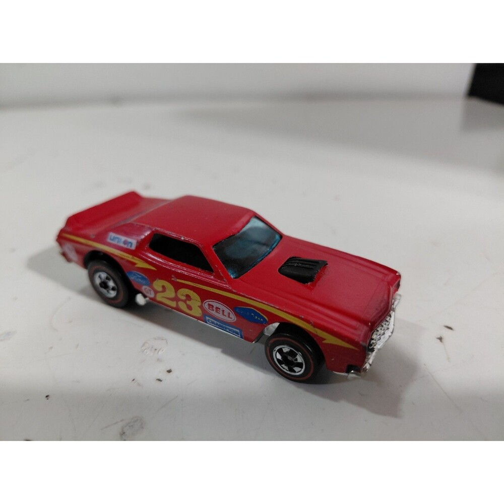 Hot Wheels 1:64 Die Cast Red Line 1974 Hong Kong 23 Ford Torino Race Car
